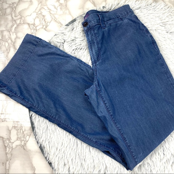 NYDJ Wide Leg Lift/Tuck Denim Pants EUC - Picture 3 of 11